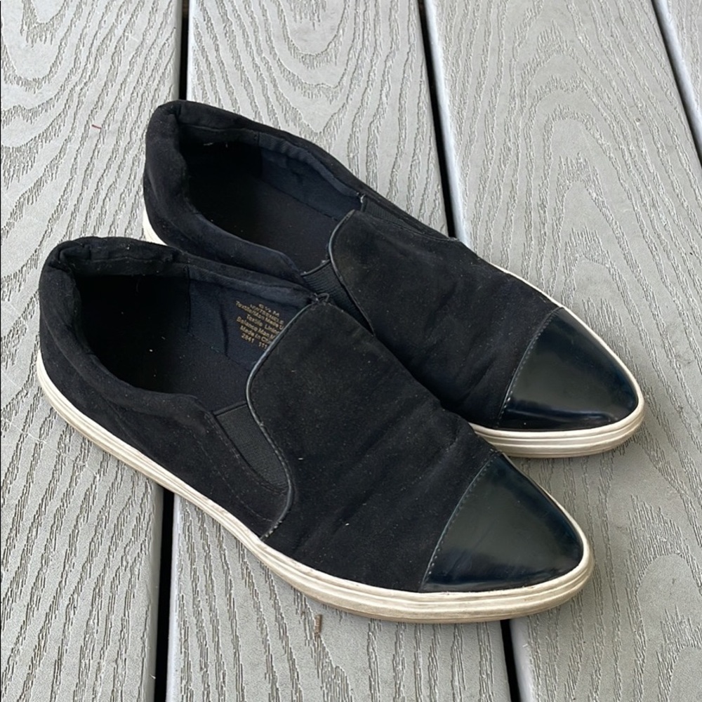 Black Nine West Slip on Shoes